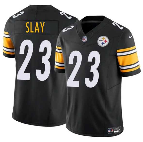Men & Women & Youth Pittsburgh Steelers #23 Darius Slay Jr. Black 2025 F.U.S.E. Vapor Untouchable Limited Stitched Jersey->pittsburgh steelers->NFL Jersey